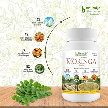 Bhumija Lifesciences Moringa Oleifera 60 Capsules